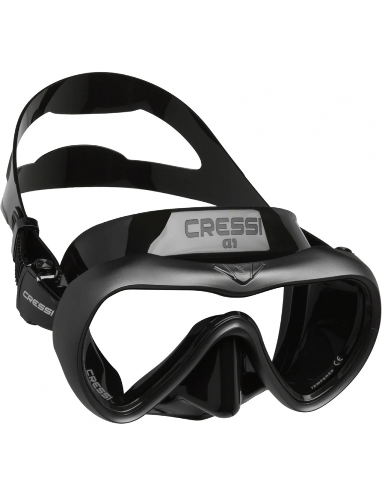 Cressi A1 scuba diving mask black