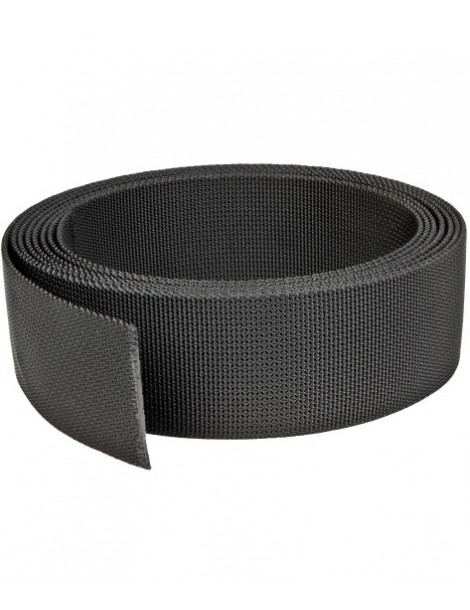 Stiff webbing for diving harness