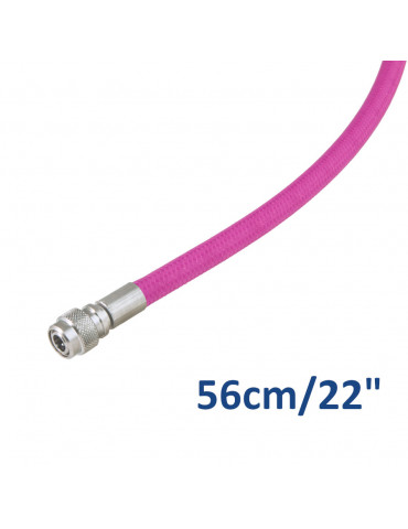 Miflex XTR 56 cm/22" Inflation hose pink