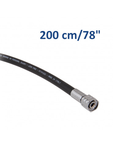 LP rubber flex regulator hose - 200 cm/78"