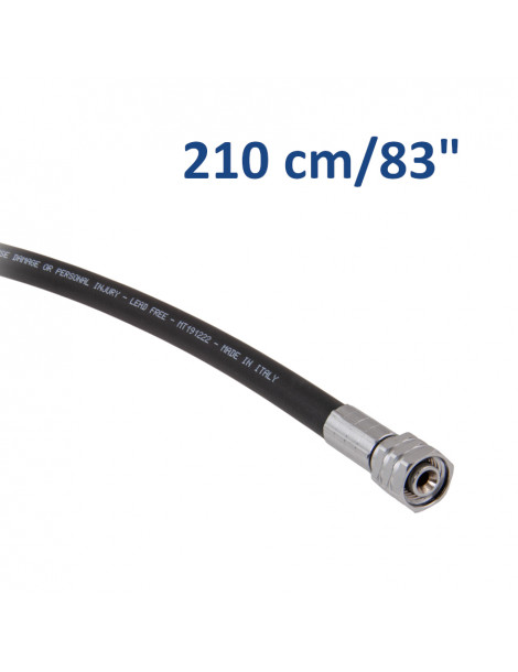 LP rubber flex regulator hose - 210 cm/82"